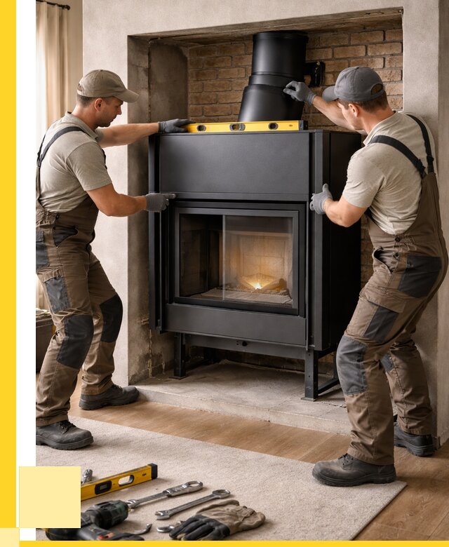 Установка каминных топок в Отрадном под ключ от 19566 р. | ЭриданТрд