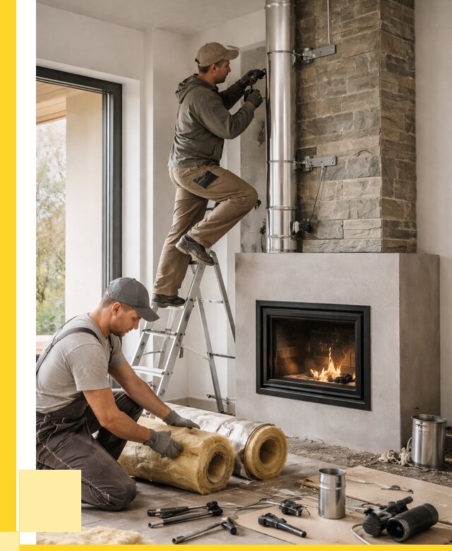 Монтаж дымоходов для каминов в Отрадном от 16305 р. ЭриданТрд