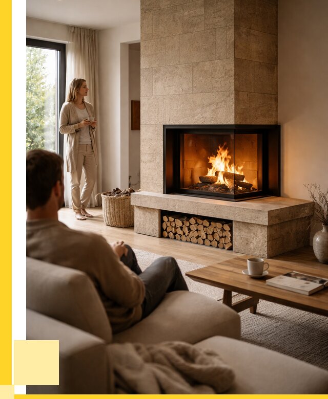 Угловые камины из кирпича установка в Отрадном от 163050 р. ЭриданТрд