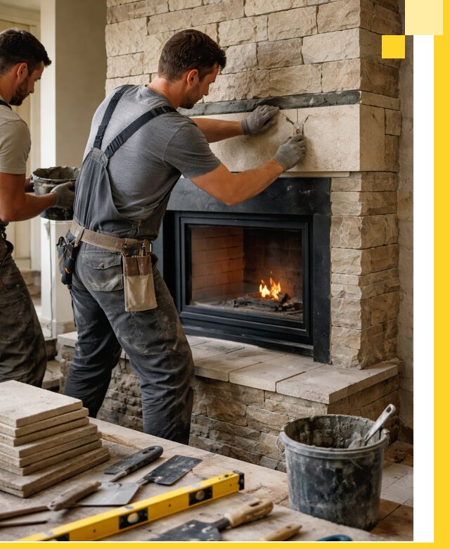 Проектирование и установка открытых каминов в Отрадном