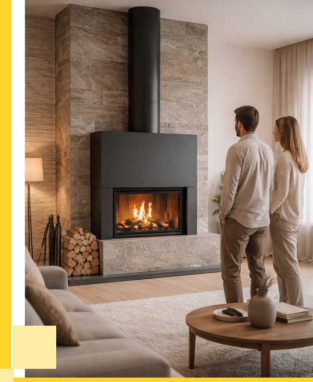 Закрытые камины под ключ в Отрадном от 130440 р., ЭриданТрд