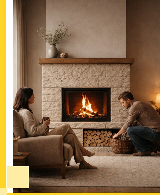 Камины для дома в Отрадном под ключ от 163050 р. | ЭриданТрд