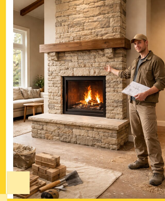 Камины под ключ в Отрадном от 195660 р. | ЭриданТрд — установка