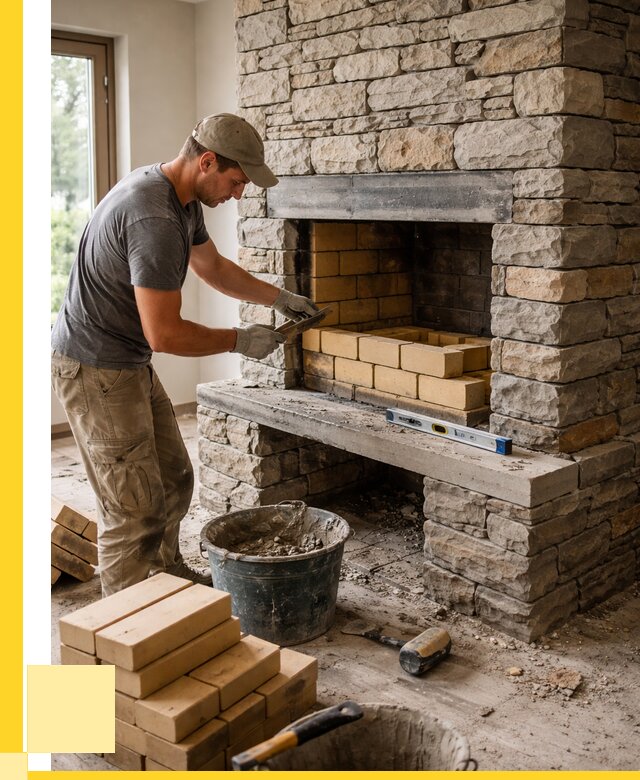 Кладка каминов и камина в Отрадном от 27175 р. ЭриданТрд