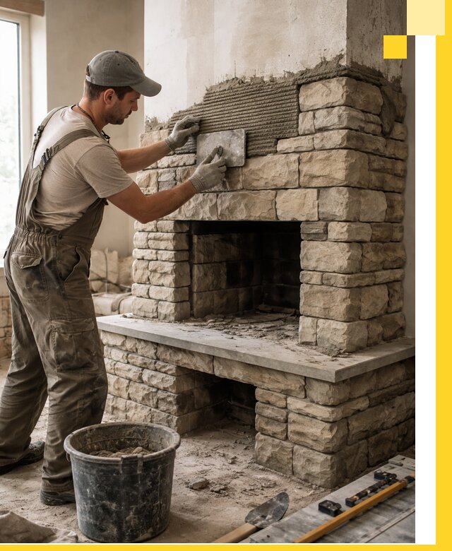 Строительство каминов под ключ в Отрадном от проектирования до монтажа