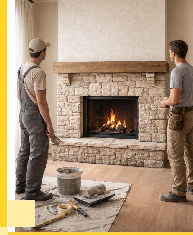 Отделка каминов в Отрадном от 7066 р. под ключ | ЭриданТрд