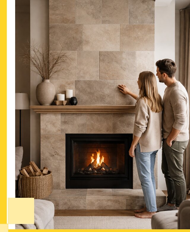 Облицовка каминов керамогранитом в Отрадном от 4892 р. | ЭриданТрд