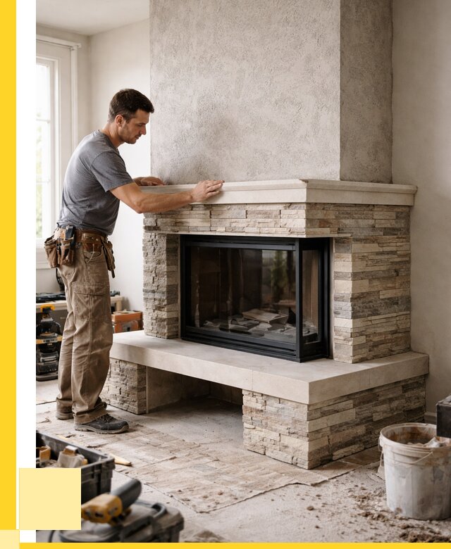 Изготовление каминов под ключ в Отрадном от 163050 р. | ЭриданТрд