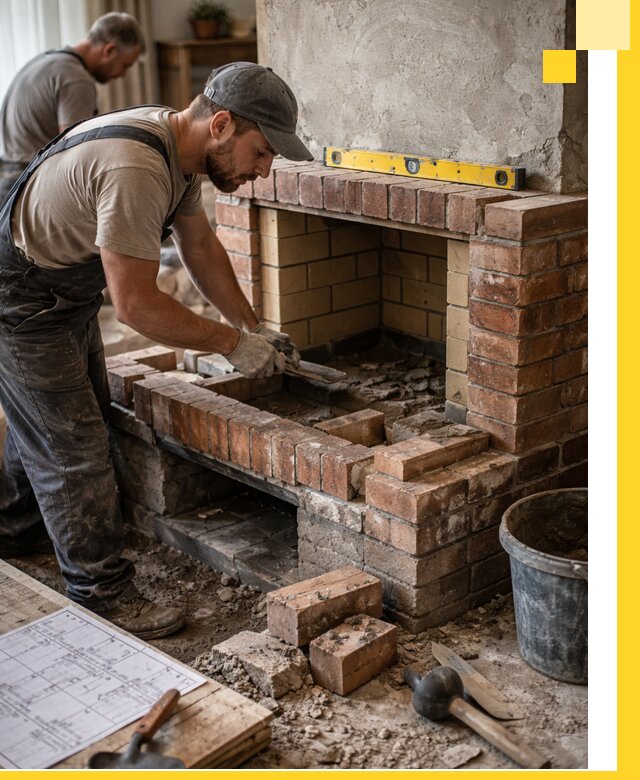 Изготовление и установка каминопечей под ключ в Отрадном