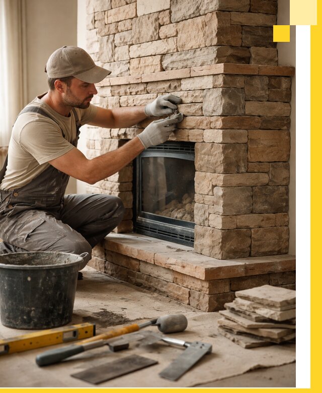 Проектирование и установка печей-каминов под ключ в Отрадном