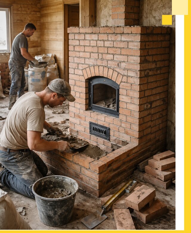 Профессиональное строительство печей в Отрадном под ключ