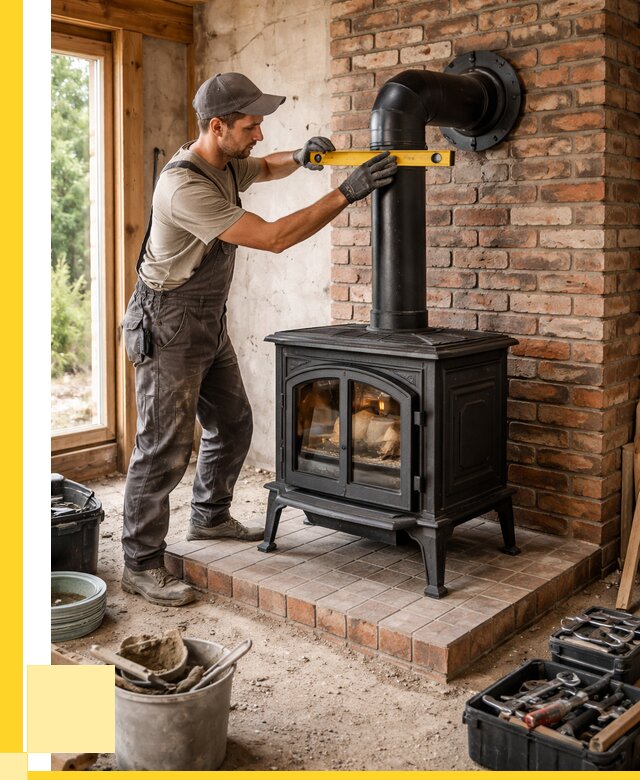 Монтаж печей установка банной печи в Отрадном от 16305 р. | ЭриданТрд