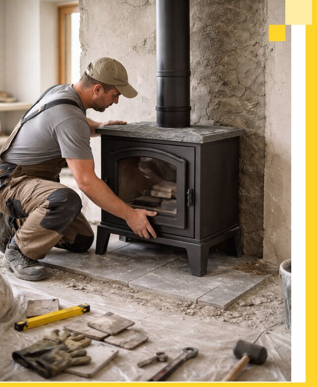 Профессиональный монтаж печей и каминов в Отрадном под ключ