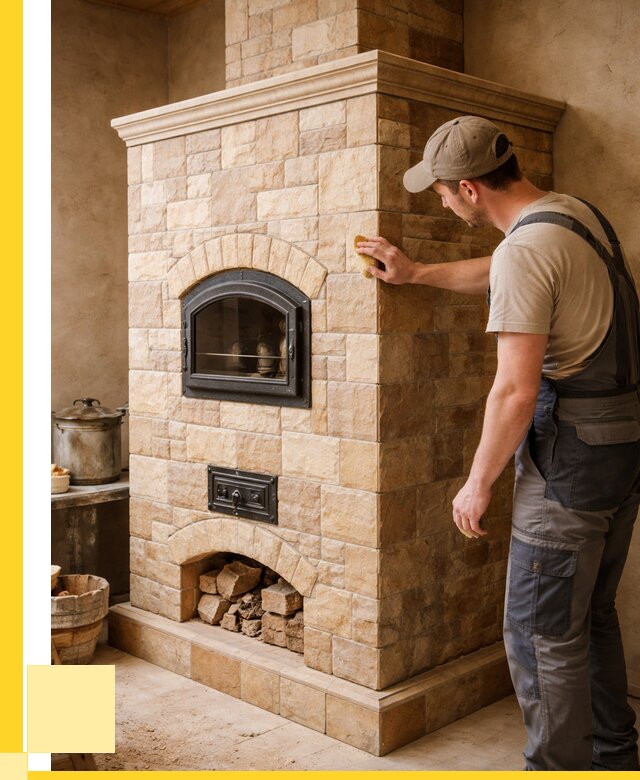 Облицовка печей в Отрадном от 4892 р. под ключ | ЭриданТрд