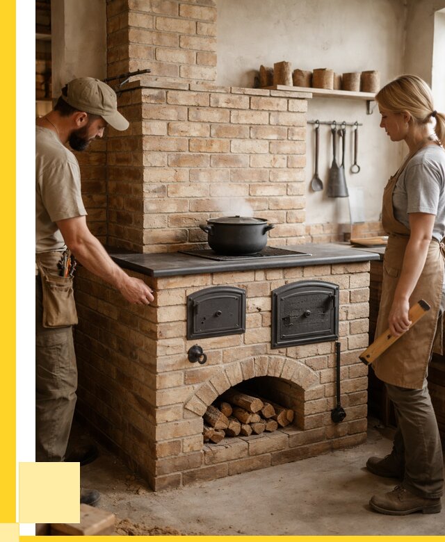 Варочно отопительные печи в Отрадном от 97830 р. | ЭриданТрд