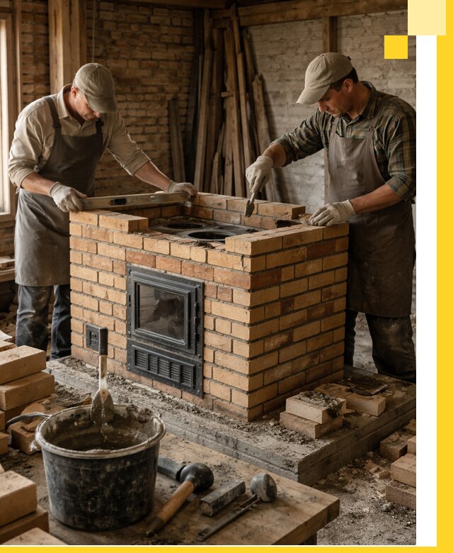 Изготовление и установка варочных печей под ключ в Отрадном