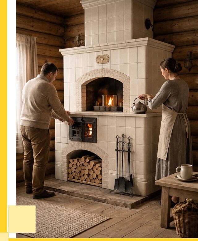 Русские печи в Отрадном: установка от 163050 р. ЭриданТрд