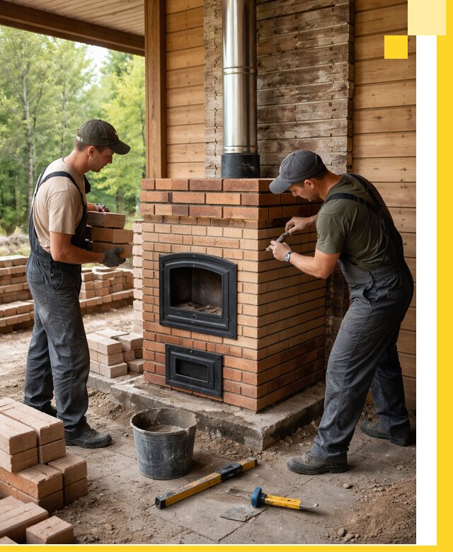 Производство и установка дачных печей под ключ в Отрадном