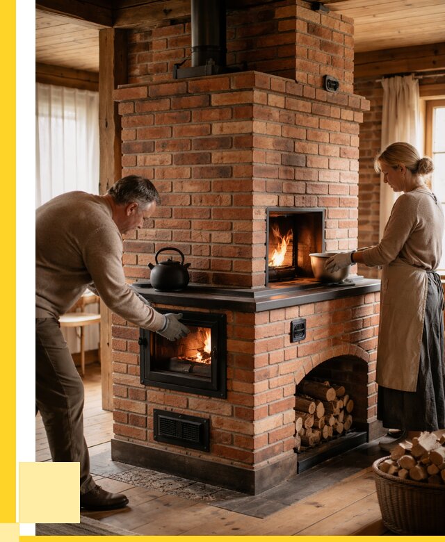 Печи для загородного дома под ключ в Отрадном от 86960 р. | ЭриданТрд