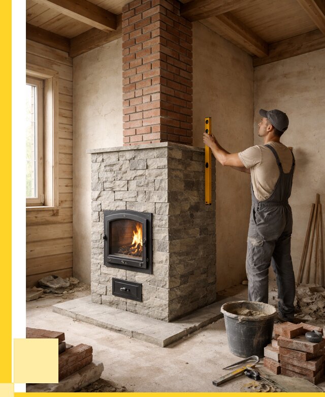 Печи и дымоходы под ключ в Отрадном от 48915 р., ЭриданТрд