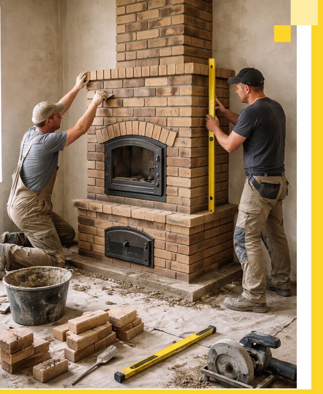 Продажа и установка печей и каминов для дома под ключ в Отрадном