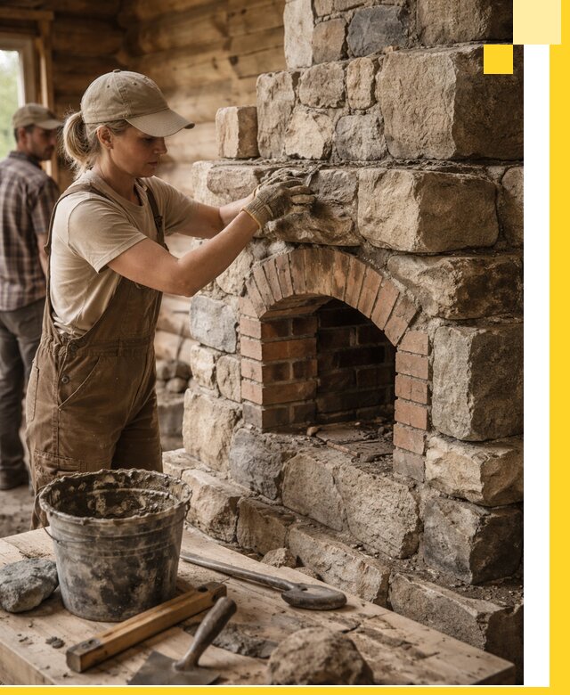 Каменные печи на заказ и монтаж в Отрадном, долговечные решения