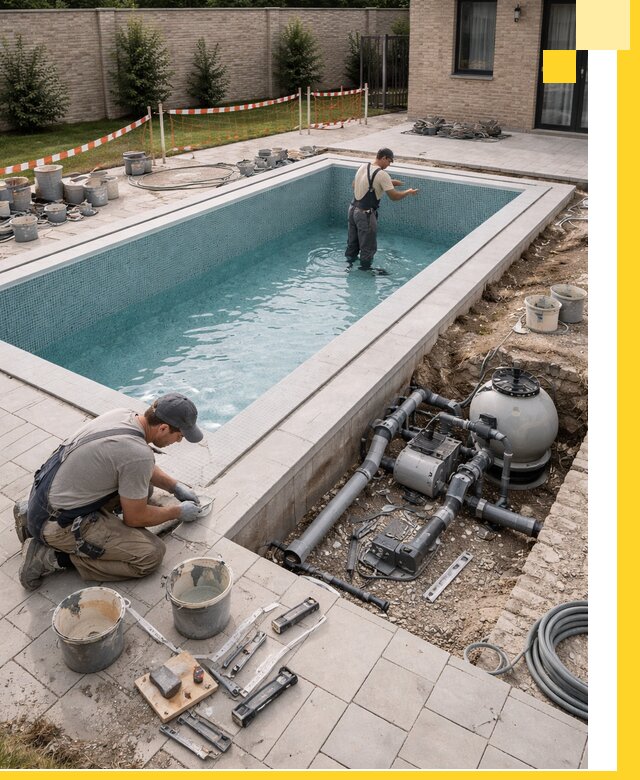 Строительство бассейнов под ключ в Отрадном: проекты и монтаж