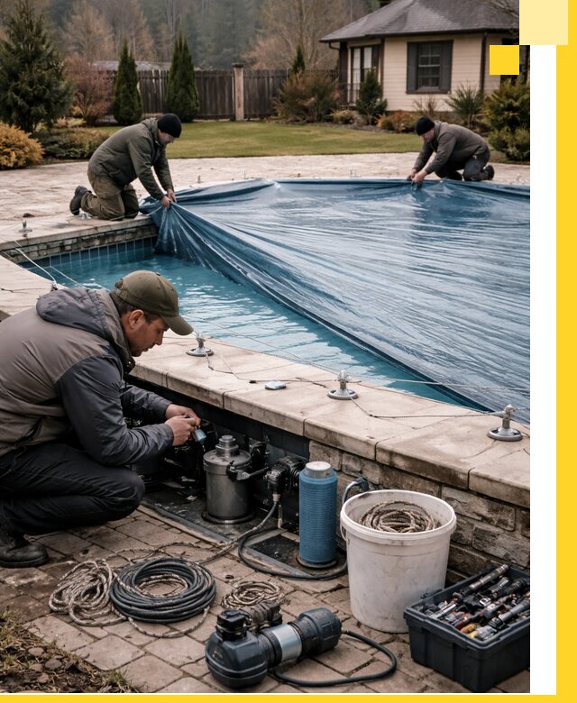 Консервация бассейнов в Отрадном: подготовка к длительному хранению