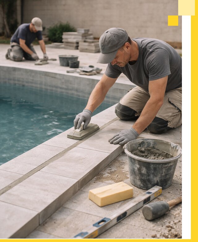 Отделка бассейнов в Отрадном: декоративная отделка и гидроизоляция