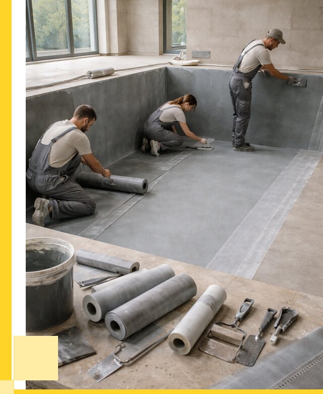 Гидроизоляция бассейнов в Отрадном от 2174 р., ЭриданТрд