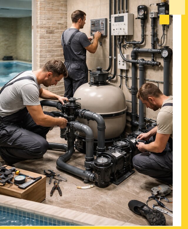 Комплексное оборудование для бассейнов под ключ в Отрадном