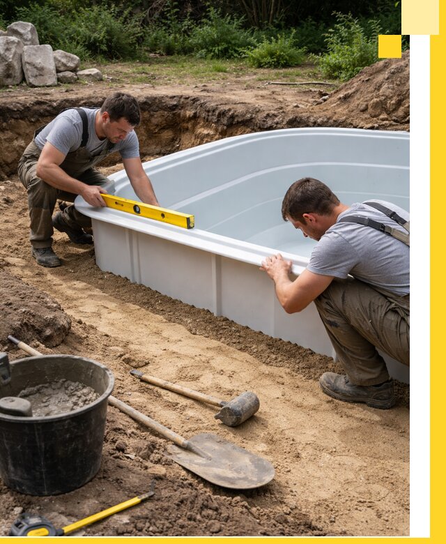 Производство и установка пластиковых бассейнов в Отрадном под ключ