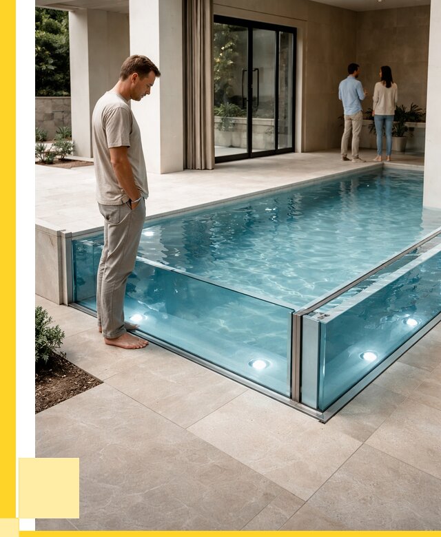 Стеклянные бассейны в Отрадном от 1304400 р. | ЭриданТрд — мозаика