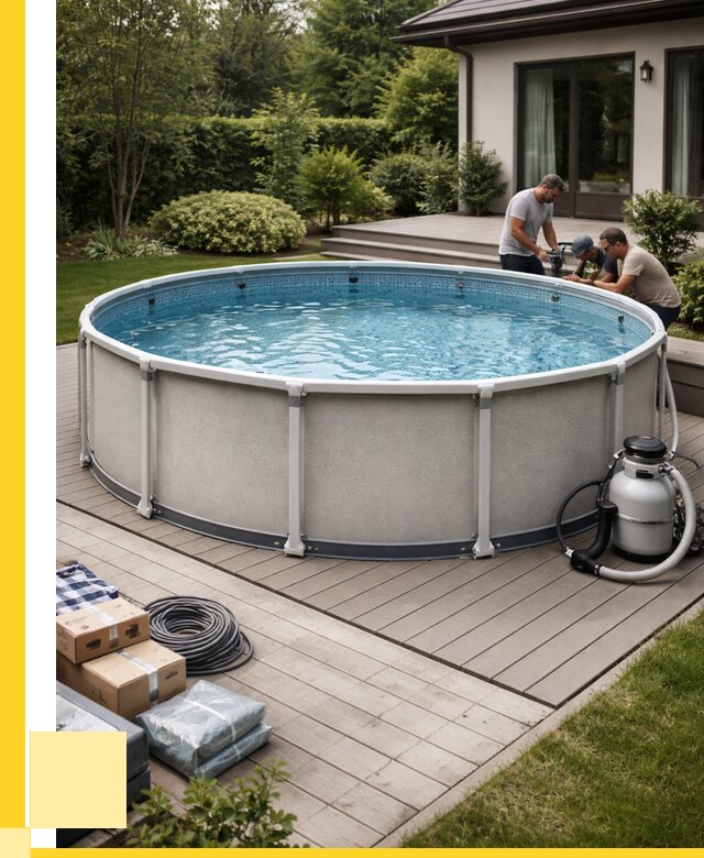 Купить каркасные бассейны в Отрадном от 48915 р. | ЭриданТрд