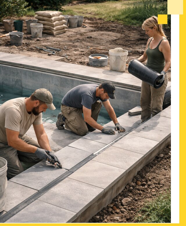 Строительство и монтаж уличных бассейнов под ключ в Отрадном