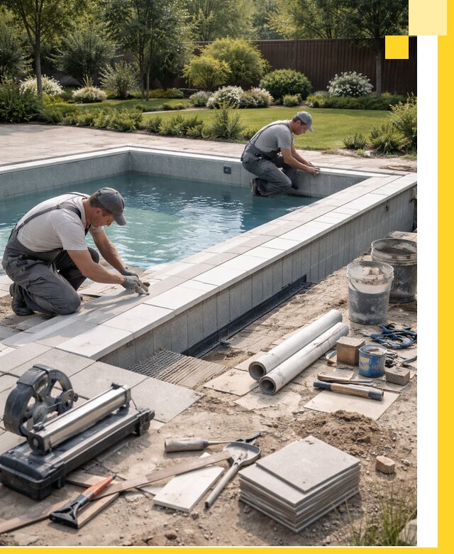 Строительство открытых бассейнов под ключ в Отрадном профессионально