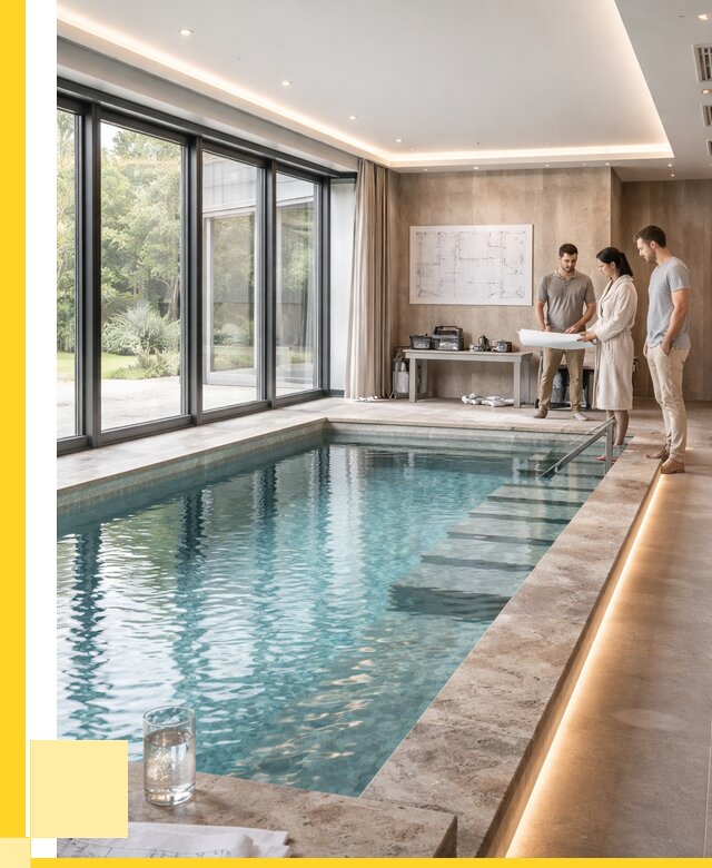 Закрытые бассейны под ключ в Отрадном от 2717500 р. | ЭриданТрд