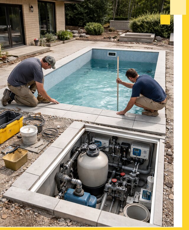 Строительство качественных домашних бассейнов под ключ в Отрадном