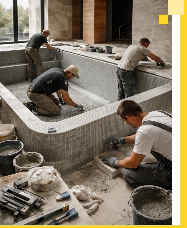 Строительство и установка СПА бассейнов под ключ в Отрадном