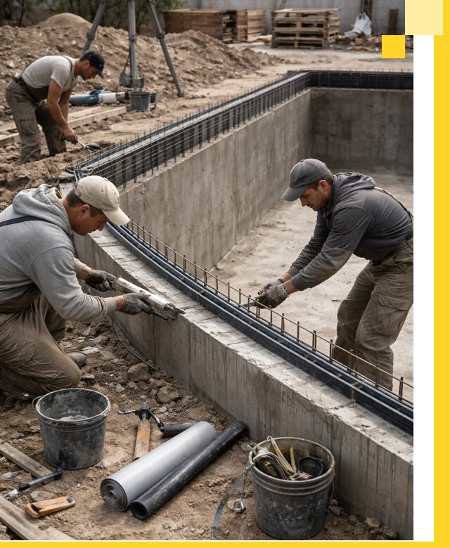 Качественный монтаж чаши бассейна в Отрадном под ключ с гарантией