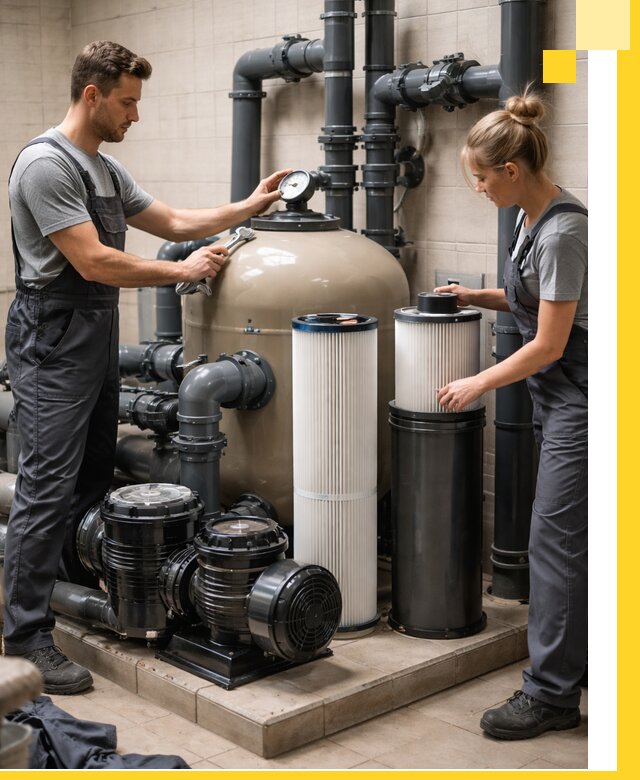 Фильтры и системы фильтрации для бассейнов в Отрадном