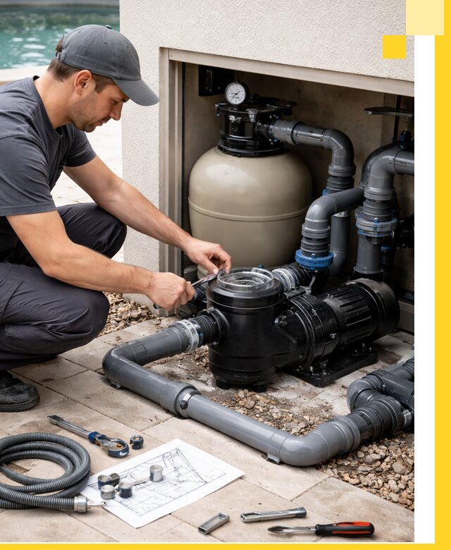 Поставка, монтаж и сервис насосов для бассейнов в Отрадном