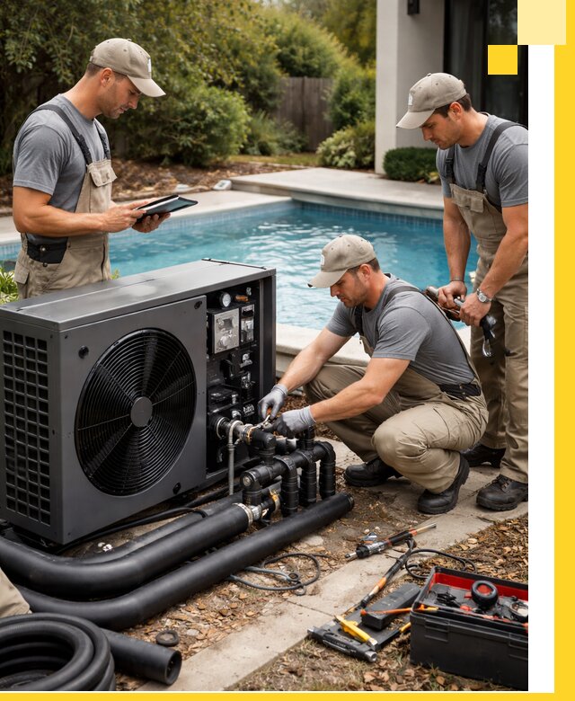 Проектирование и установка тепловых насосов для бассейнов в Отрадном