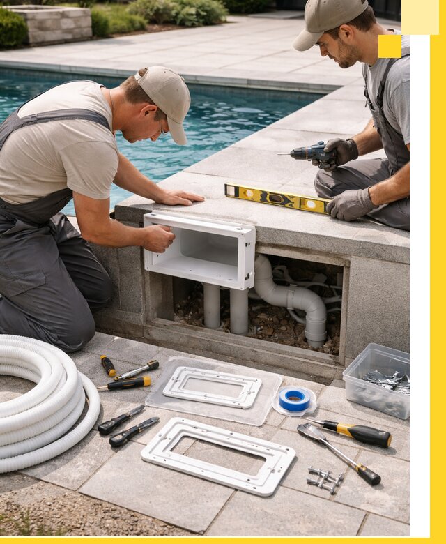 Поставка и установка скиммеров для бассейнов в Отрадном