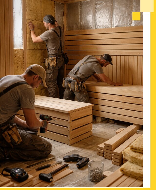 Профессиональное строительство саун под ключ в Отрадном