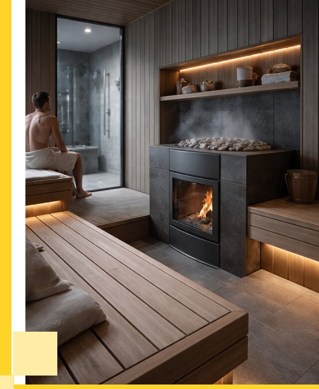 Проект сауны в частном доме в Отрадном от 38045 р. | ЭриданТрд