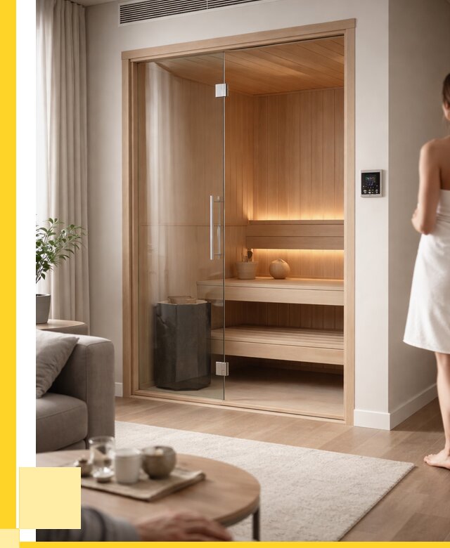 Сауна в квартире под ключ в Отрадном от 130440 р. ЭриданТрд