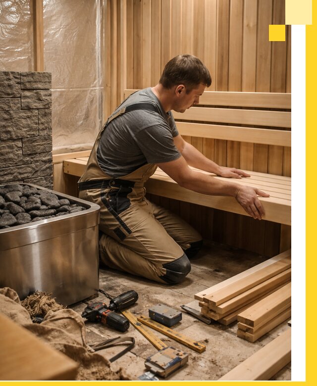 Сауны для дома под ключ с проектированием и монтажом в Отрадном