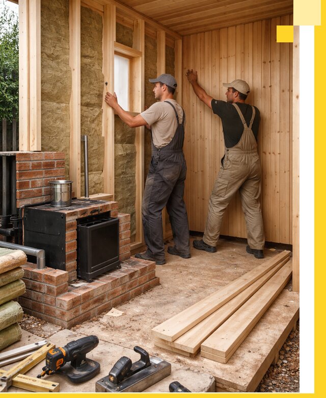 Строительство и установка дачных саун под ключ в Отрадном