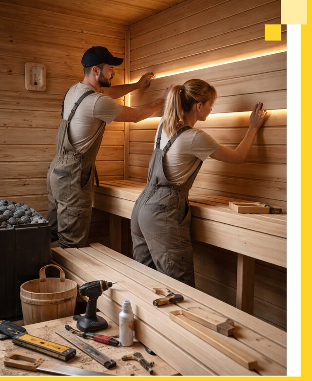 Дизайн саун и бань под ключ с индивидуальным проектом в Отрадном